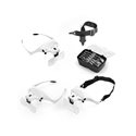 Interchangeable Magnifier Headset with LED